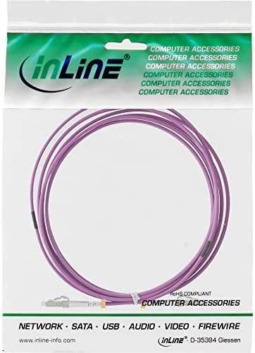 InLine šviesolaidinis pataisos laidas LC/LC, 50/125 µm, OM4 15m (88545P)