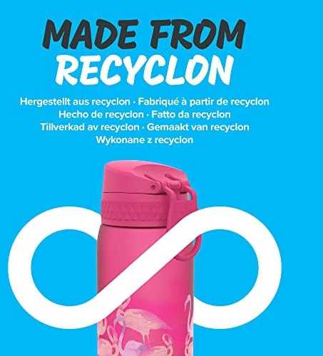 ION8 gertuvė RECYCLON, pink, 350ml, I8RF350PPFLAM