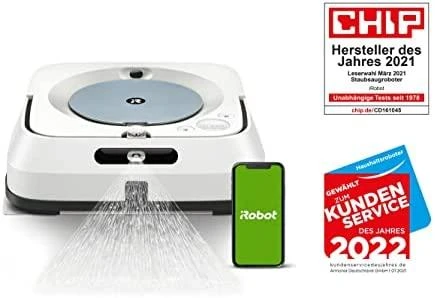 Grindų plovimo robotas iRobot Braava jet m6, Baltas