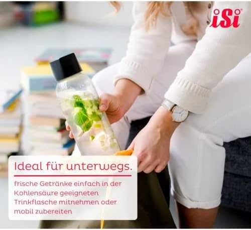 iSi Sifonas "Twist'n'Sparkle" + 6 kapsulės