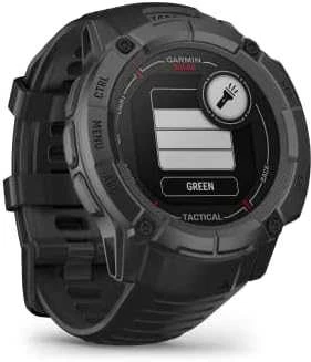 Išmanusis laikrodis Garmin Instinct® 2x Solar – Tactical Edition, Juodos spalvos