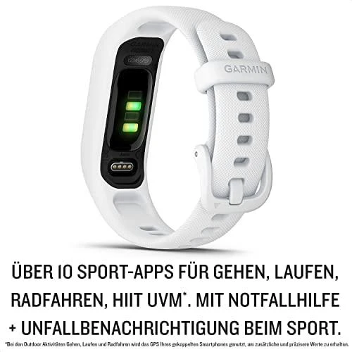 Išmanioji apyrankė Garmin vivosmart 5, S/M dydžio, Baltos spalvos
