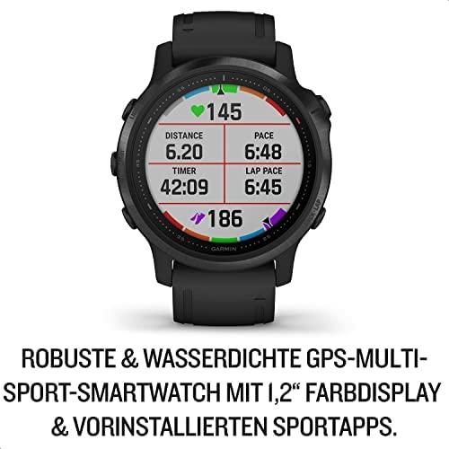 Išmanusis laikrodis Garmin fenix 6S Pro, Juodos spalvos | Varle.lt