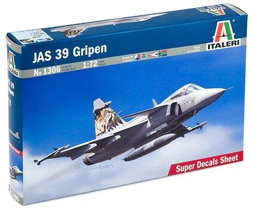 Italeri - Saab JAS 39 Gripen, 1/72, 1306