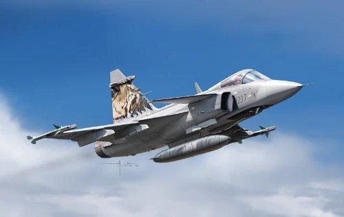 Italeri - Saab JAS 39 Gripen, 1/72, 1306