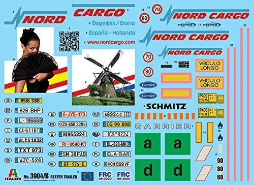 Italeri – Refrižeratoriaus priekaba, 1/24, 3904