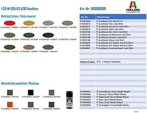 Italeri M109 A2/A3/G savaeigė haubica 1/35 plastikinis rinkinys 6589