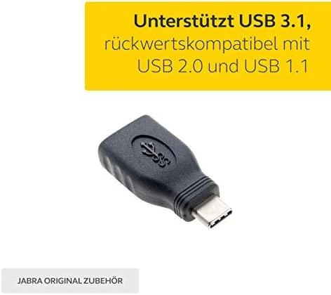 JABRA USB-C ADAPTERIS – USB-A ADAPTERIS Į USB-C