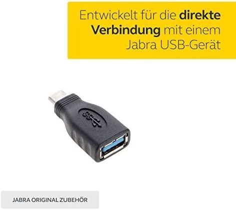 JABRA USB-C ADAPTERIS – USB-A ADAPTERIS Į USB-C