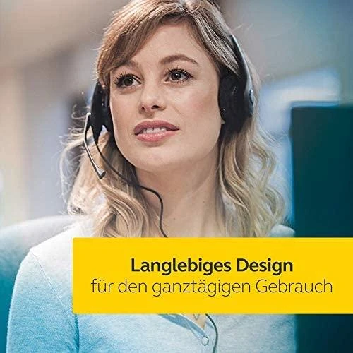 Jabra Biz 1500 Duo QD - Ausinės - su lankeliu ant galvos - Office/Call center - Juodas - Dvipusės - 0.95 m