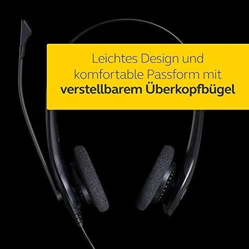 Jabra Biz 1500 Duo QD - Ausinės - su lankeliu ant galvos - Office/Call center - Juodas - Dvipusės - 0.95 m