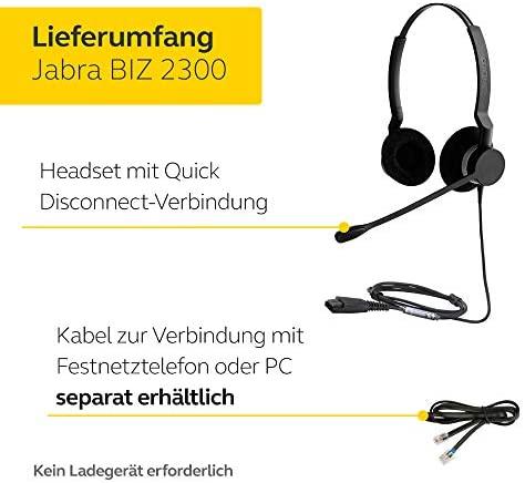 Ausinės su mikrofonu Jabra BIZ 2300 Duo 
