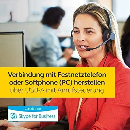 Jabra BIZ 2300 USB Duo naudojimas darbo vietoje