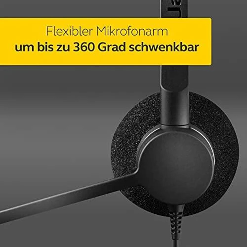 Ausinės Jabra Biz 2300 USB Duo tipas: 82 E-STD, Juodos spalvos