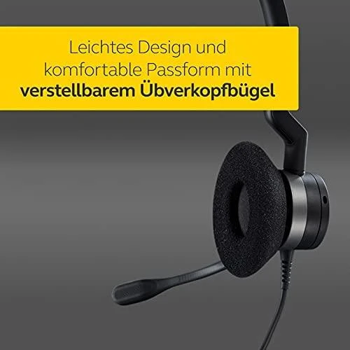 Ausinės Jabra Biz 2300 USB Duo tipas: 82 E-STD, Juodos spalvos