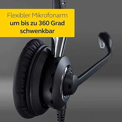 Jabra Biz 2400 II QD Duo NC Wideband Balanced Laidinės ausinės, QD, Juoda