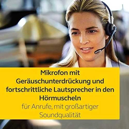 Jabra Biz 2400 II QD Duo NC Wideband Balanced Laidinės ausinės, QD, Juoda