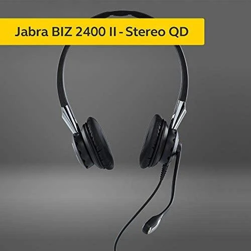 Jabra Biz 2400 II QD Mono NC 3-1 Laidinės ausinės, Juoda
