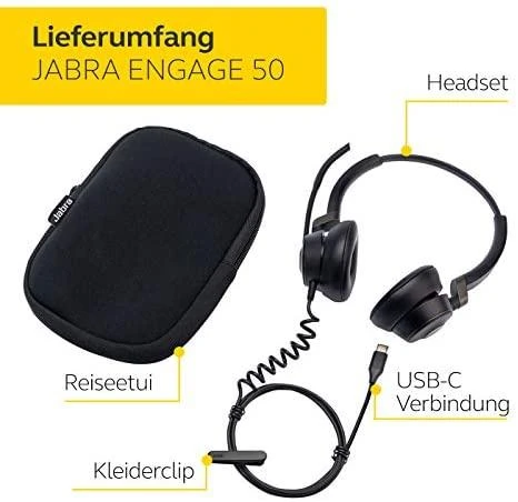 Jabra Ausinės Engage 50 Stereo