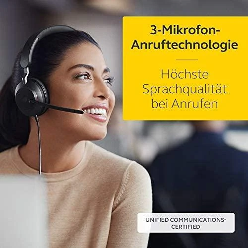 Jabra Evolve2 40 MS Mono USB-A - su laidu ant ausų dedamos ausinės, juodas