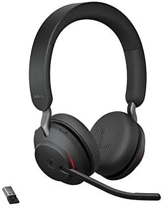 Belaidės Ausinės Jabra EVOLVE2 65 USB-A UC Stereo, Juodos