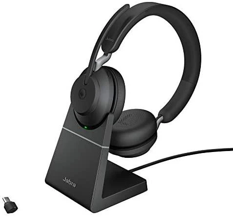 Ausinės JABRA Evolve2 65 Link380c MS Stereo Stovas Juodas