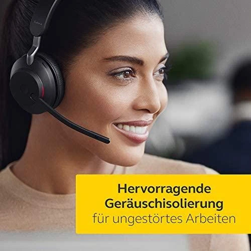Ausinės Jabra Evolve2 65 Mono UC + Link 380a, juodas