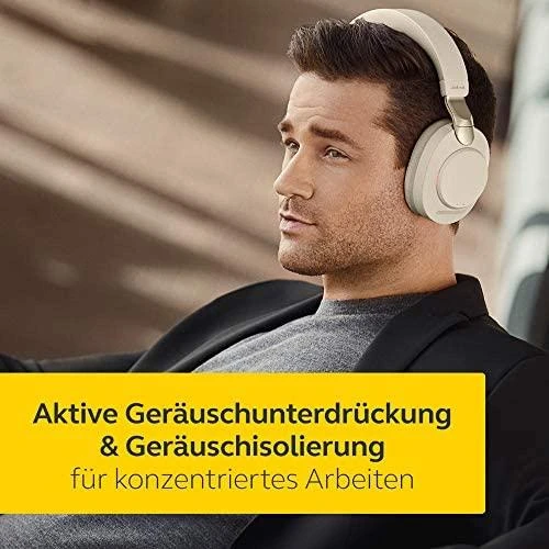 Ausinės Jabra Evolve2 85 MS + Įkrovimo stotelė + Link 380c Juodas