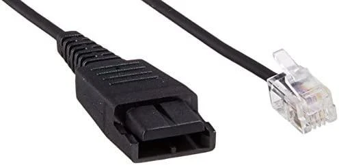 Jabra Smart Cord su QD jungtimi ir RJ9 kištuku