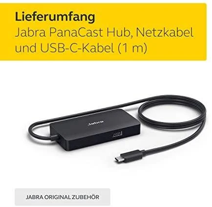 JABRA PanaCast Hub USB-C įsk. 2 kontaktų EU pakrovėjas