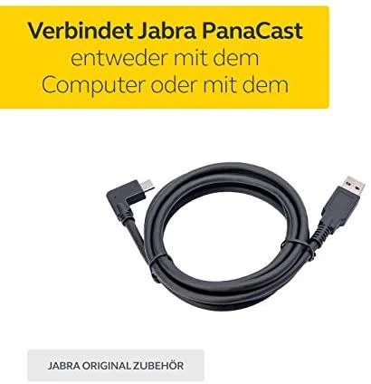 Jabra USB-C USB laidas – 1,8 m juodas (14202-09)