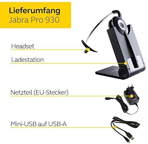 Jabra Pro 930 UC“ ausinės su mikrofonu 