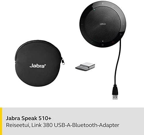 Garsiakalbis UC & BT + Jabra SPEAK™ 510, USB 2.0, Bluetooth 3.0, iki 15 valandų budėjimo trukmė, valdymas balsu / JABRA-279