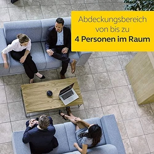 JABRA SPEAK 510 garsiakalbis, skirtas UC ir amp; BT USB konferencijos sprendimas 360 laipsnių mikrofono prijungimo ir atkūrimo nutildymo ir garsumo mygtukas
