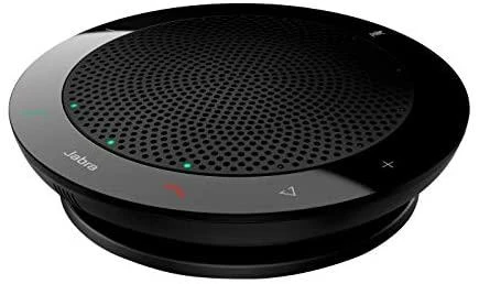 JABRA SPEAK 410 MS garsiakalbis, skirtas UC USB konferencijos sprendimui 360 laipsnių mikrofono prijungimas ir atkūrimas nutildymo ir garsumo mygtukas
