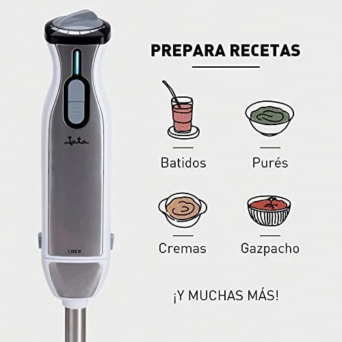 Rankinis Trintuvas - JATA JEBT5026 1000W Nerūdijančio Plieno Dvigubas Peilis
