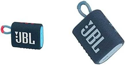 Nešiojama kolonėlė JBL Go 3 BT, tamsiai mėlyna
