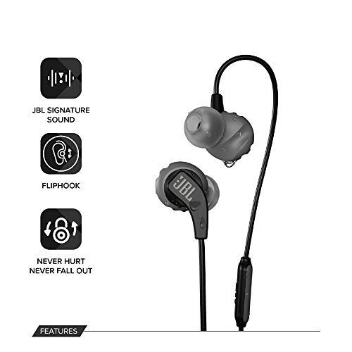 Ausinės aktyviam sportui JBL Endurance Run IPX5 Juodos | Varle.lt
