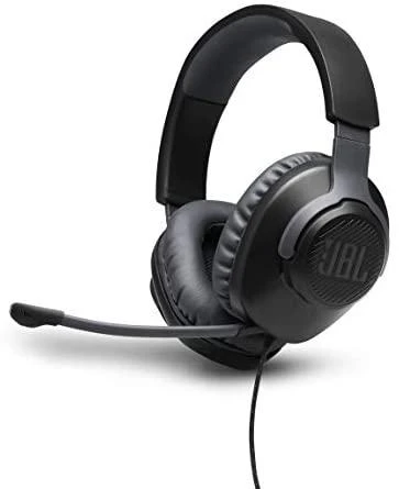 Žaidimų ausinės JBL Quantum 100, Juodos
