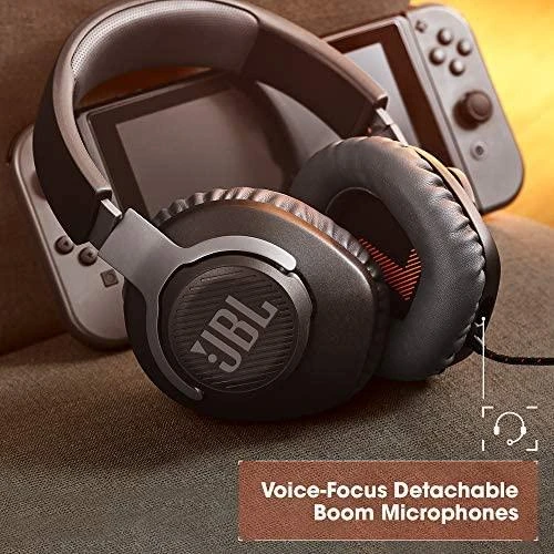Žaidimų ausinės JBL Quantum 100, Juodos