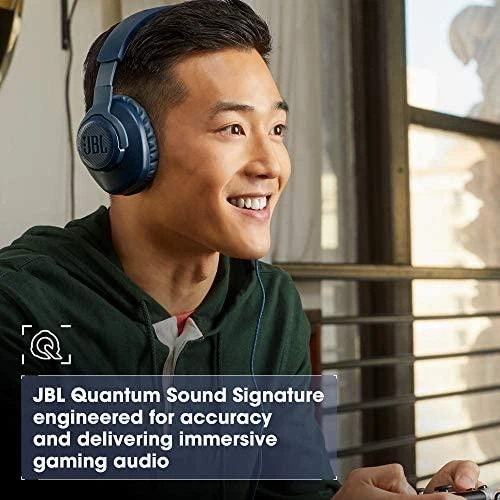 Žaidimų ausinės JBL Quantum 100, Juodos