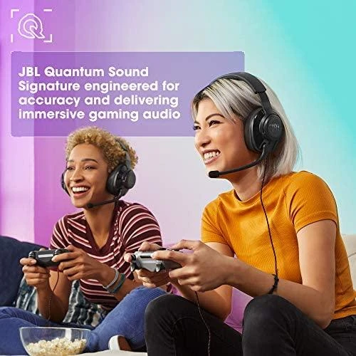 Žaidimų ausinės JBL Quantum 200, Juodos