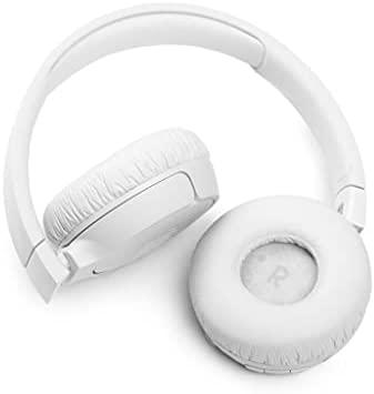 Belaidės ant ausų uždedamos triukšmą slopinančios ausinės JBL Tune 660NC,  Balta | Varle.lt
