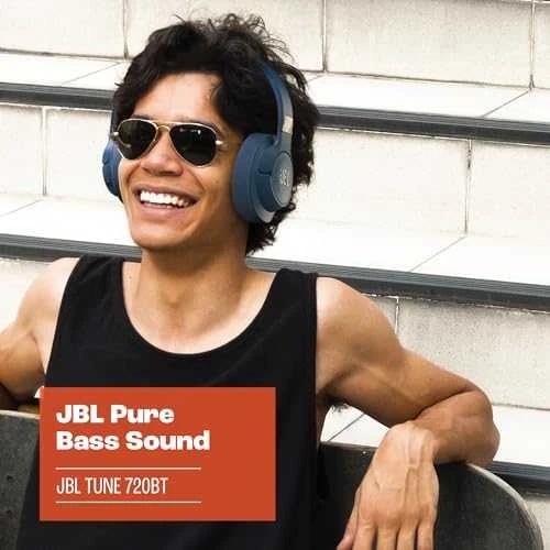 Belaidės ausinės JBL Tune 720BT,  Violetinės spalvos