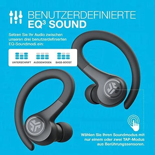 Ausinės JLab Audio Go Air Sport, Grafito spalvos