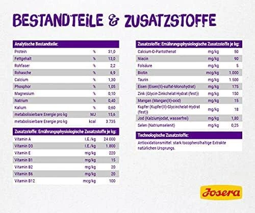 Josera Culinesse sausas maistas suaugusiems išrankioms katėms su lašiša 2kg