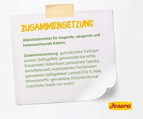 Josera Kitten GrainFree begrūdis sausas maistas kačiukams ir maitinančioms katėms 2kg