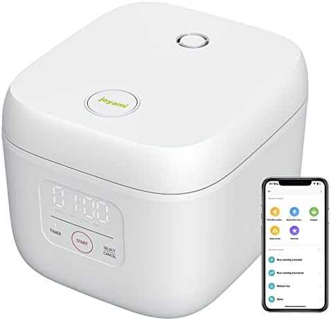Virtuvinis kombainas JOYAMI išmanusis ryžių virimo aparatas 300 W, 3,5 puodelio, baltas JFB01M-EU