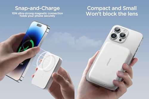Mini Wireless PowerBank 20W 10000mAh Joyroom JR-W020 (balta)