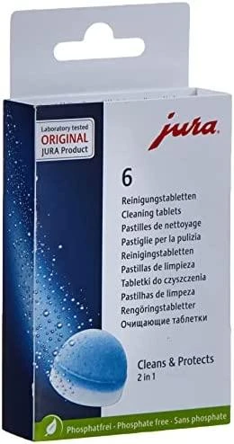 JURA Valymo tabletės, 6 vnt. 24225